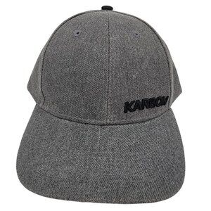 KARBON Pro Style Snap Back Ball Cap KR312‎ Hat Gray NWT